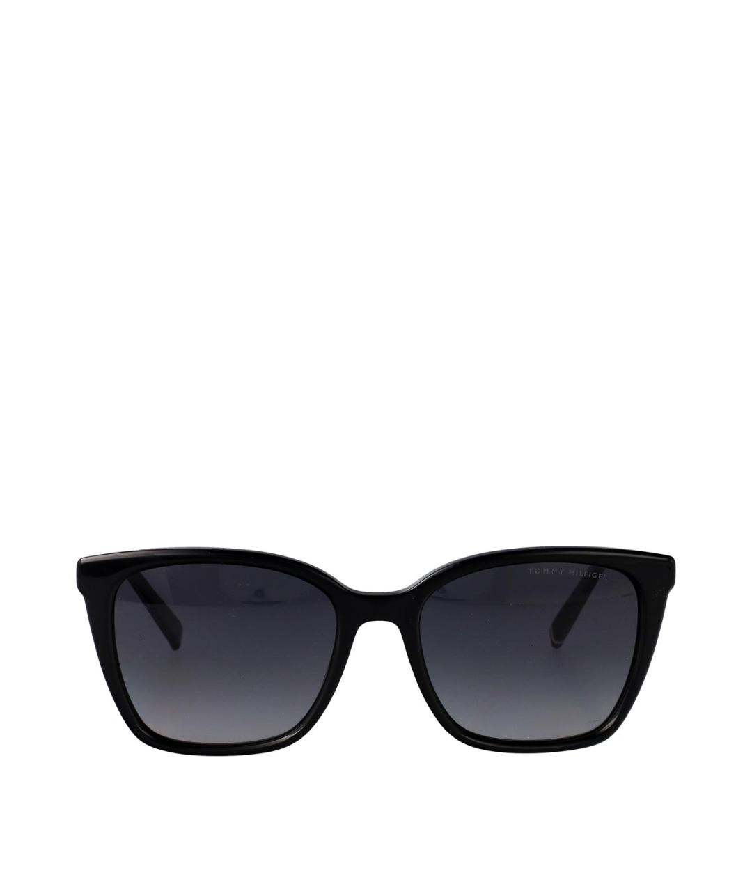 TOMMY HILFIGER Черные солнцезащитные очки, фото 1