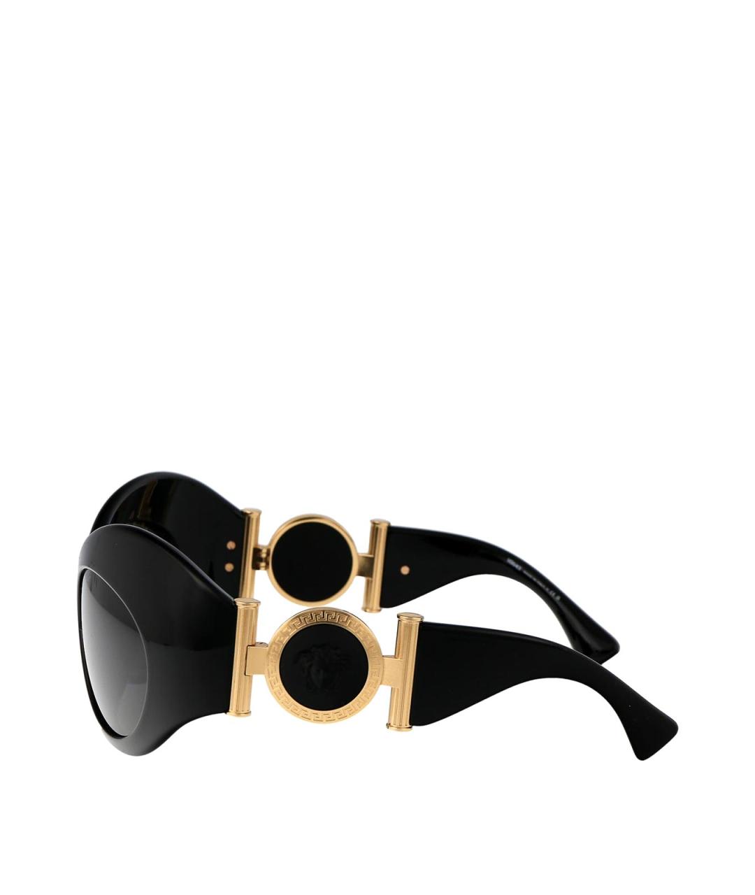 VERSACE Черные солнцезащитные очки, фото 3