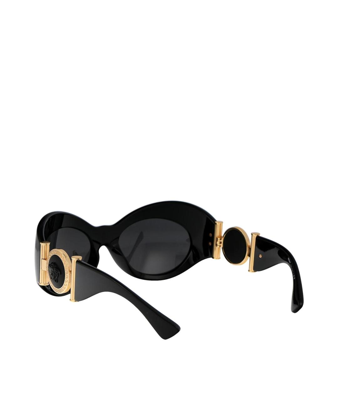 VERSACE Черные солнцезащитные очки, фото 4