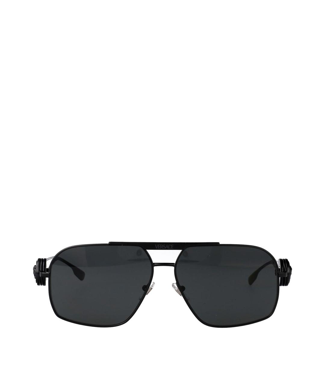 VERSACE Черные солнцезащитные очки, фото 1