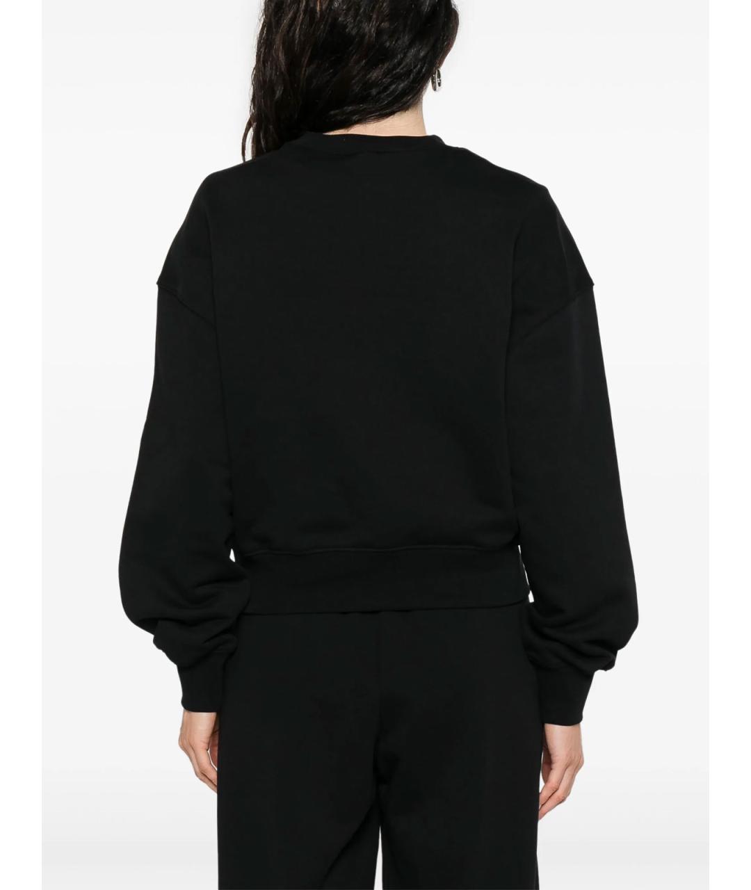 CALVIN KLEIN Черный хлопковый джемпер / свитер, фото 4