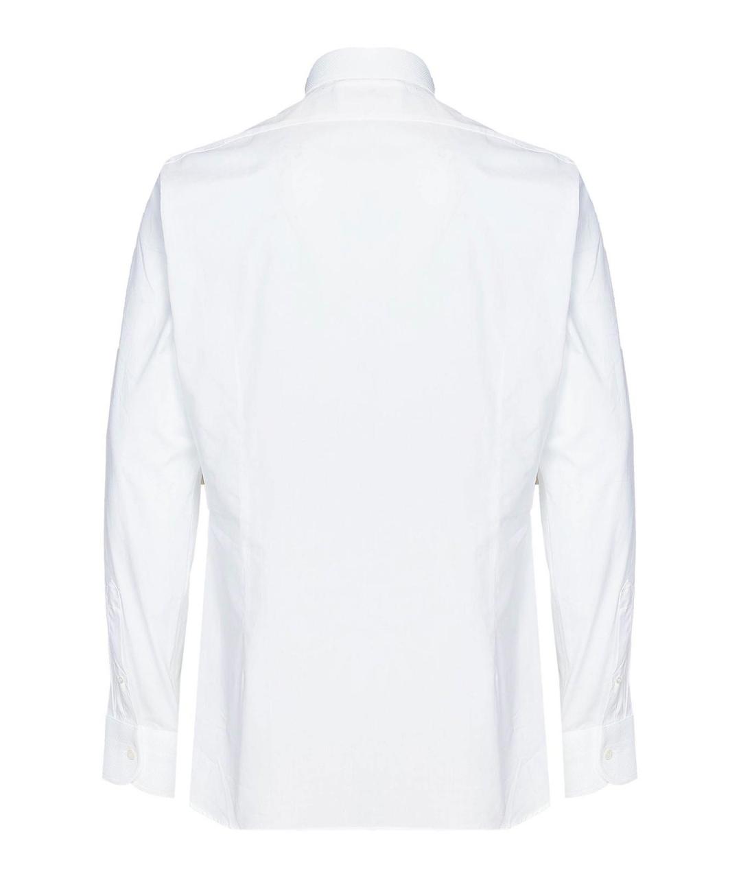 TOM FORD Белая хлопковая классическая рубашка, фото 2