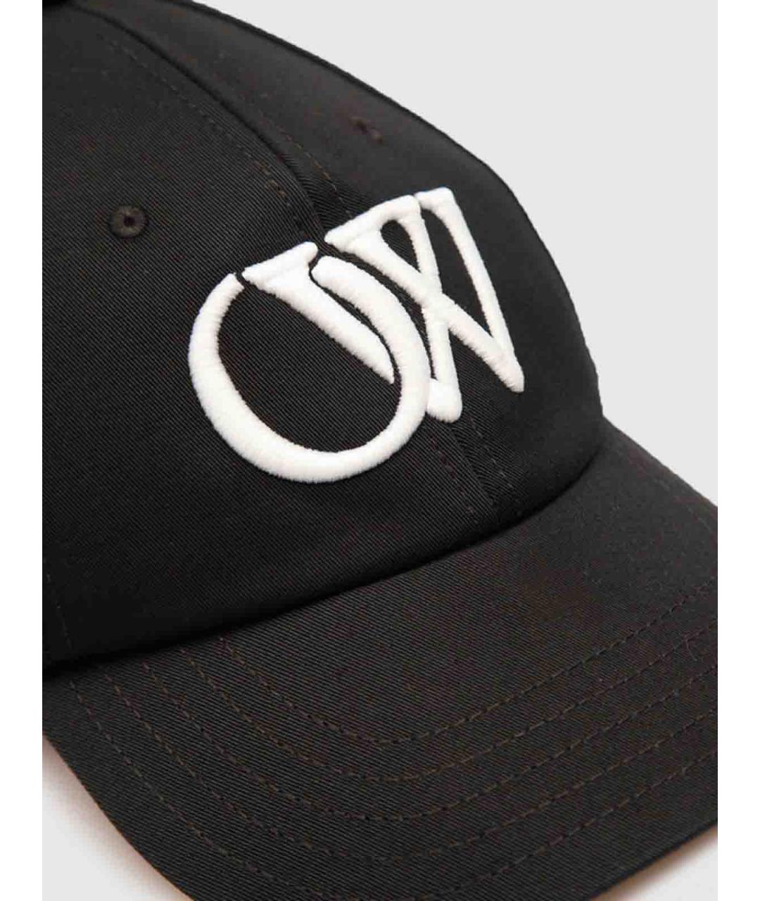 OFF-WHITE Черная хлопковая кепка, фото 2