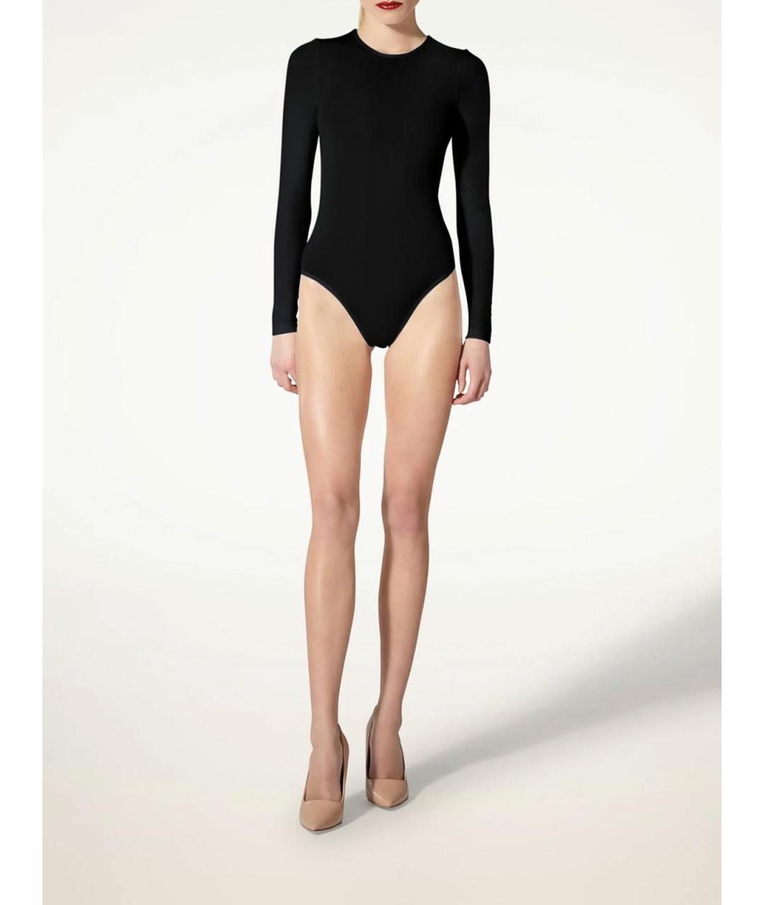 WOLFORD Черное хлопковое боди, фото 2