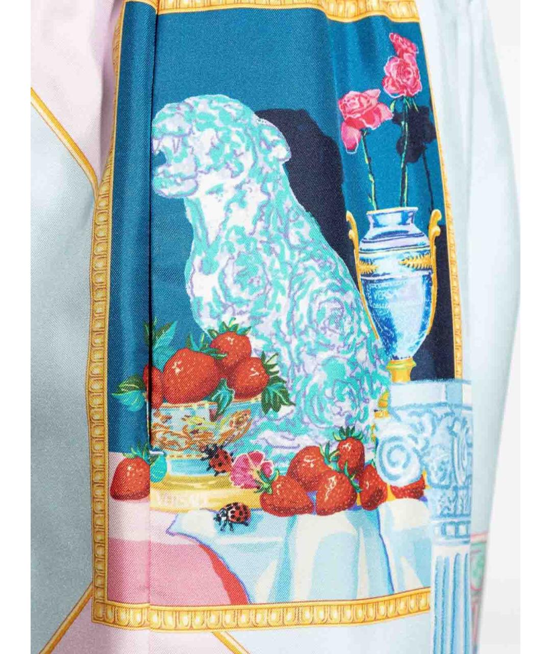 VERSACE Мульти вискозные шорты, фото 4