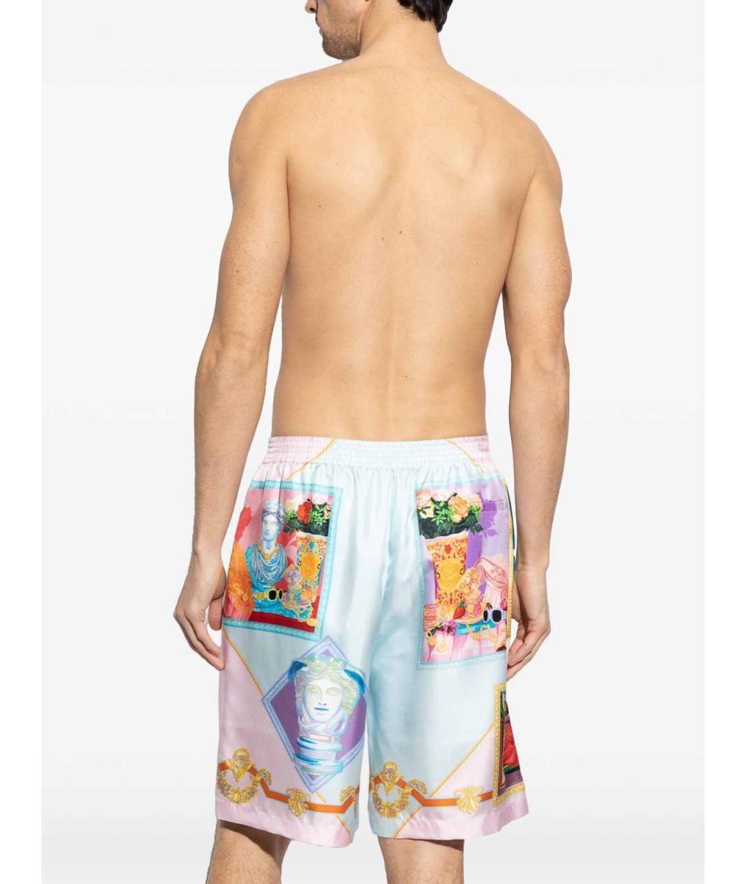 VERSACE Мульти вискозные шорты, фото 3