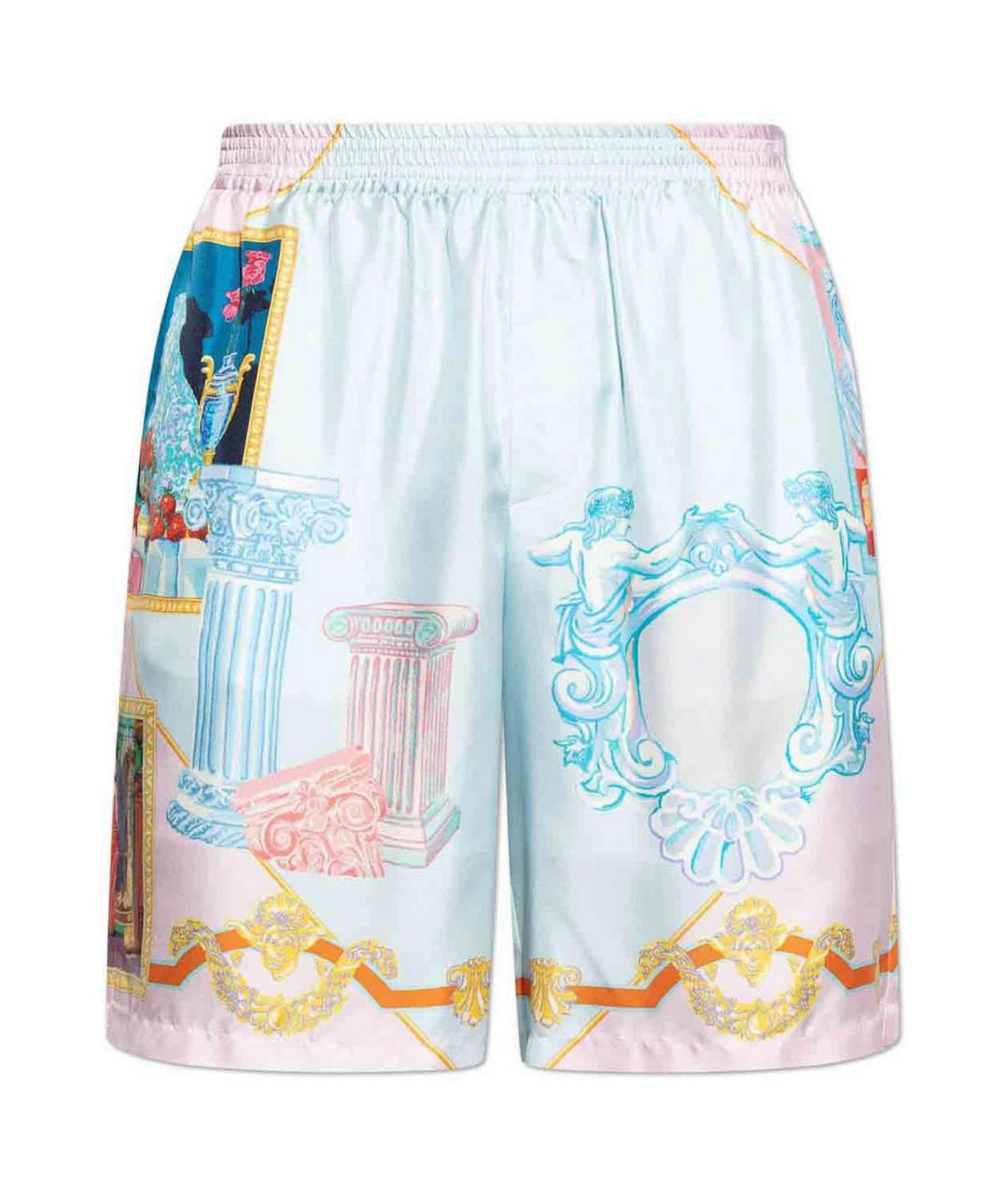 VERSACE Мульти вискозные шорты, фото 1