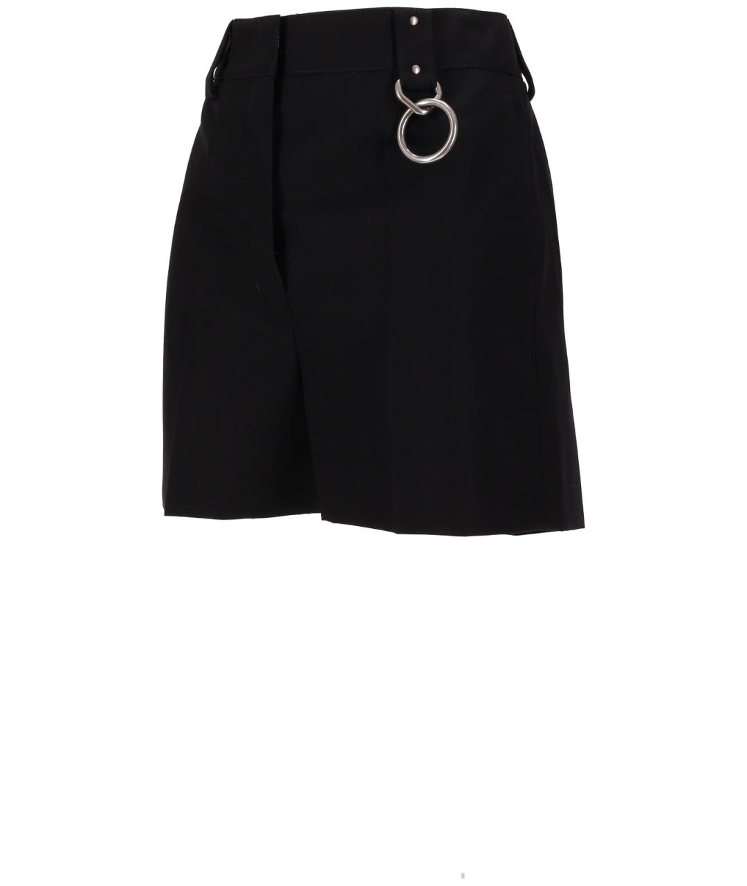 PRADA Черные шерстяные шорты, фото 4