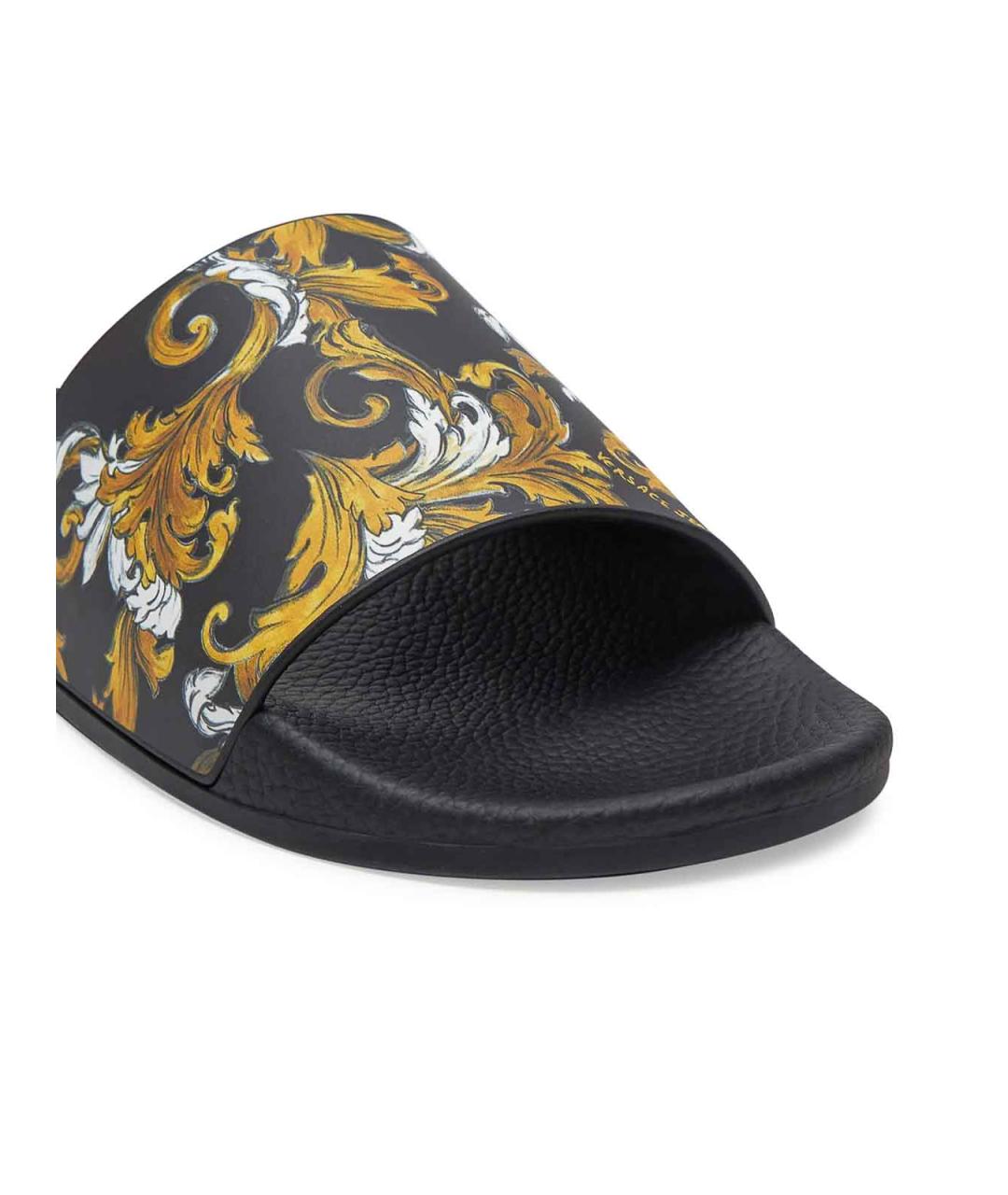VERSACE JEANS COUTURE Черные сандалии, фото 6