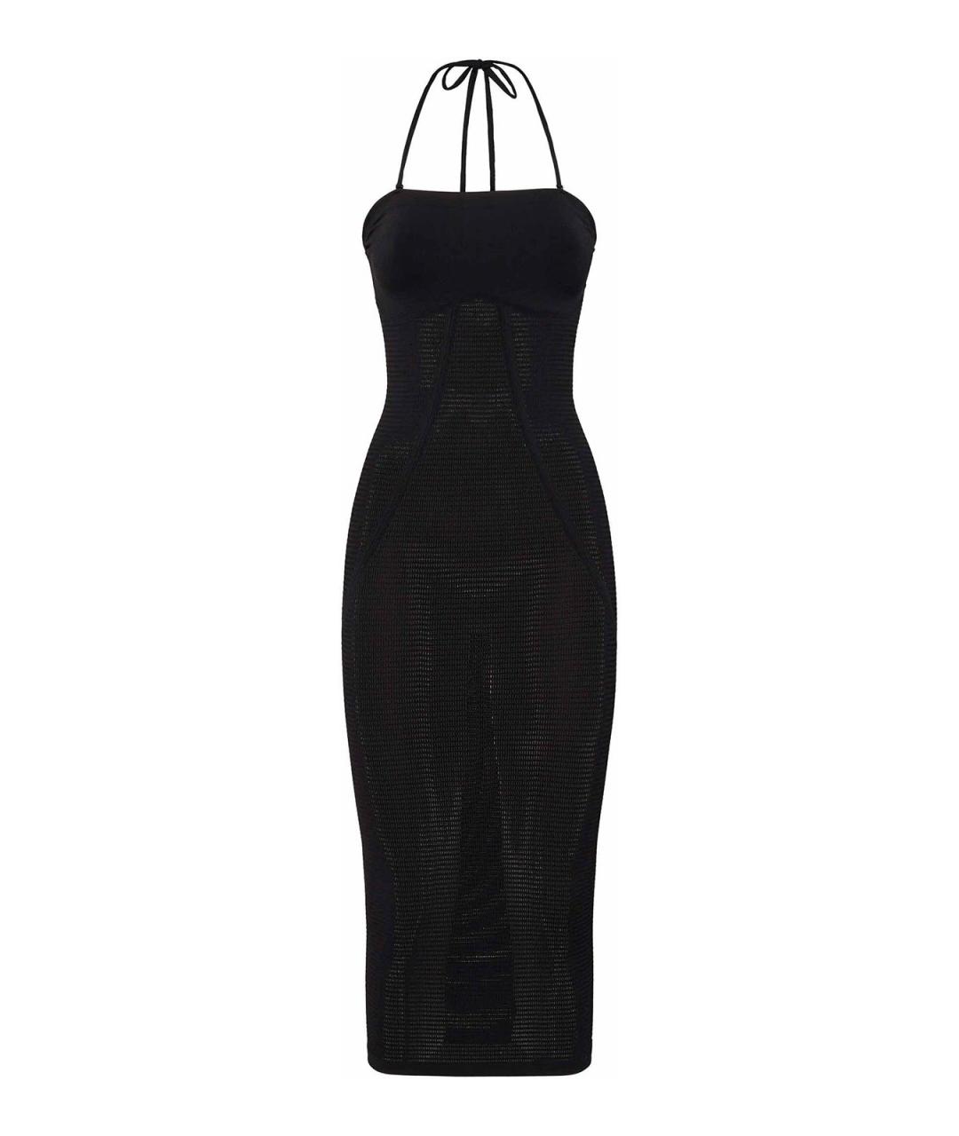WOLFORD Черное полиамидовое повседневное платье, фото 1