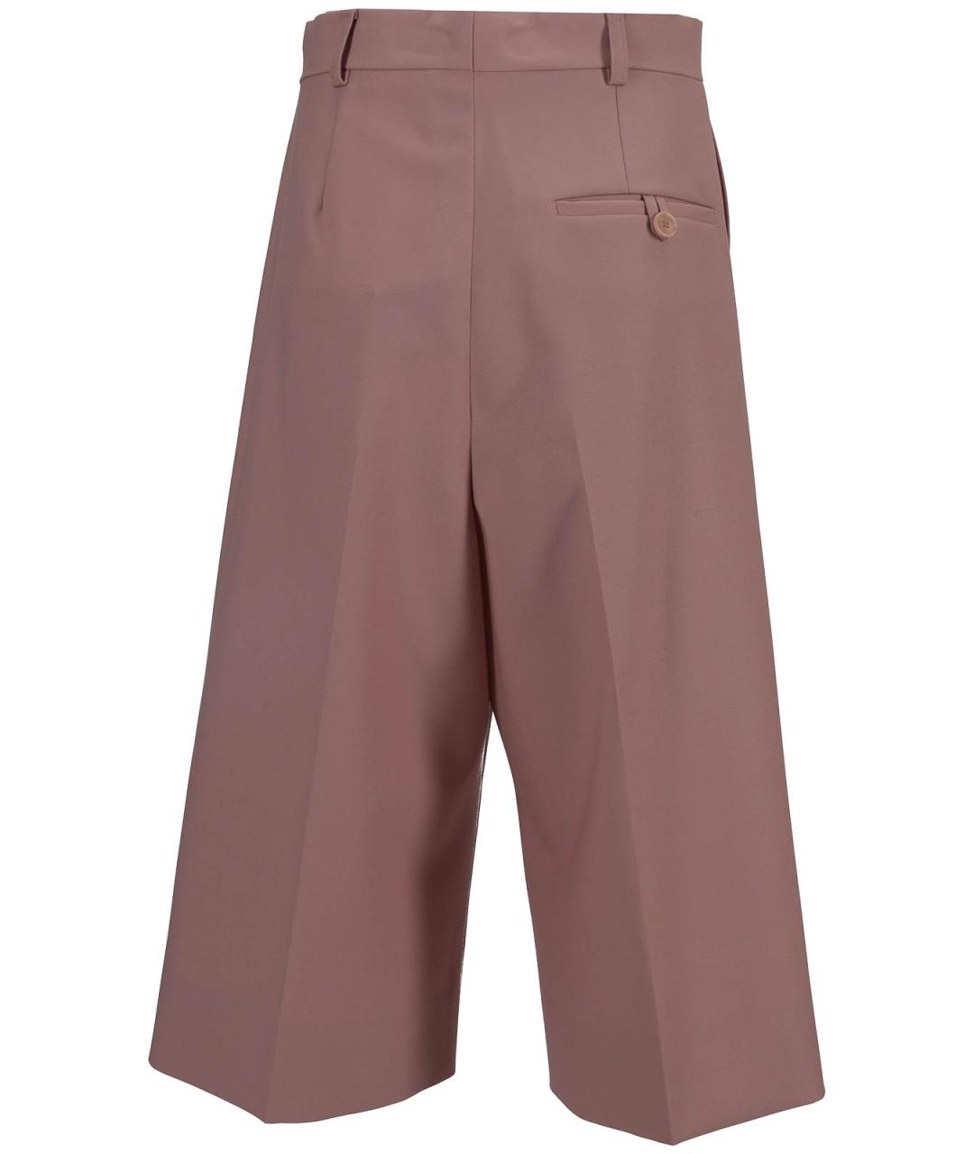 STELLA MCCARTNEY Розовые шерстяные кюлоты, фото 3