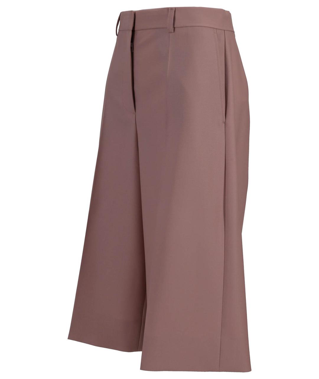 STELLA MCCARTNEY Розовые шерстяные кюлоты, фото 2