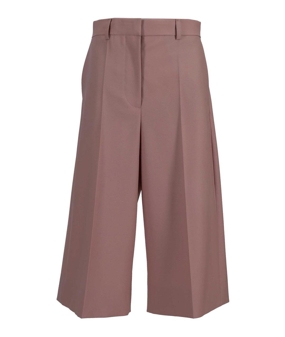 STELLA MCCARTNEY Розовые шерстяные кюлоты, фото 1