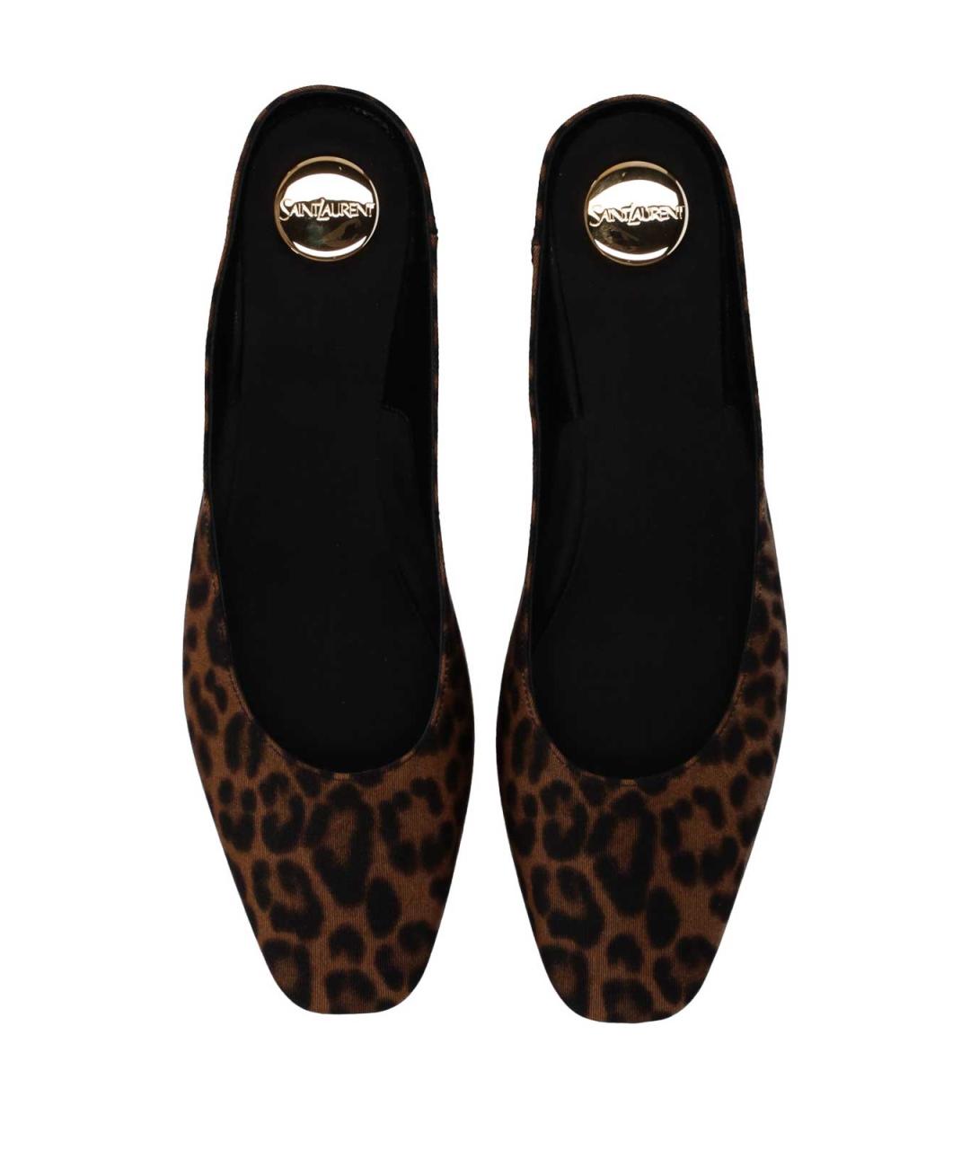 SAINT LAURENT Кожаные мюли, фото 3