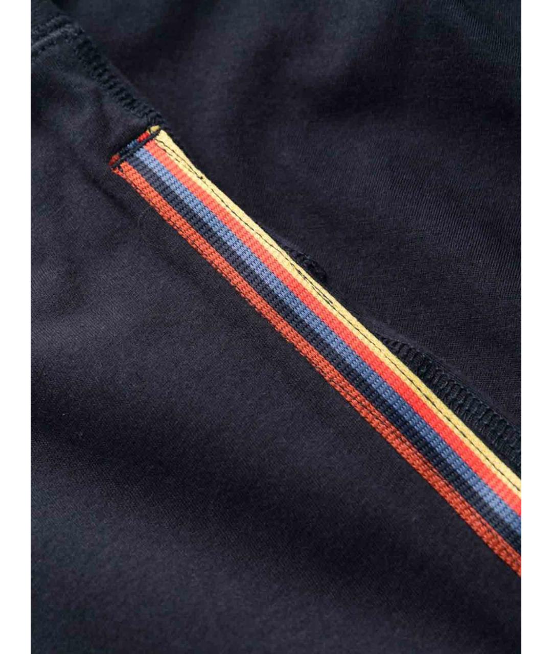 PAUL SMITH Синие хлопковые шорты, фото 3