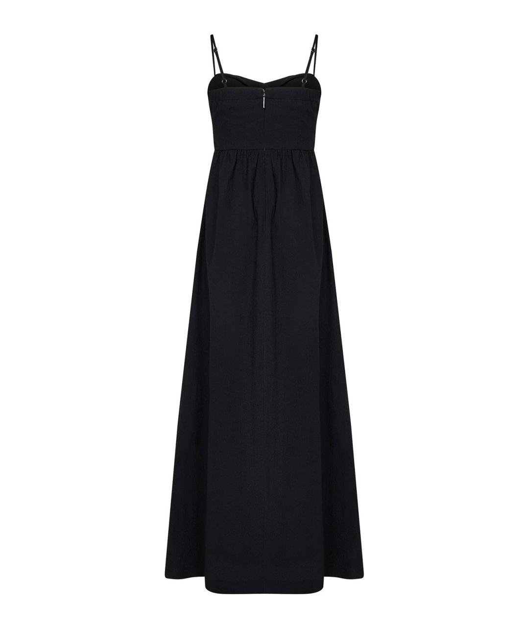 MSGM Черное хлопковое платье, фото 2