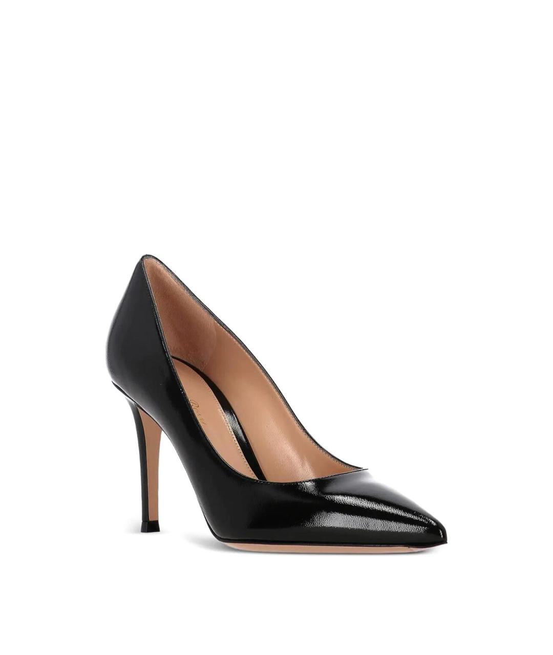 GIANVITO ROSSI Черные кожаные туфли, фото 2