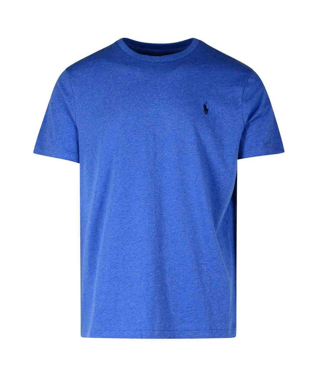 POLO RALPH LAUREN Синяя хлопковая футболка, фото 1