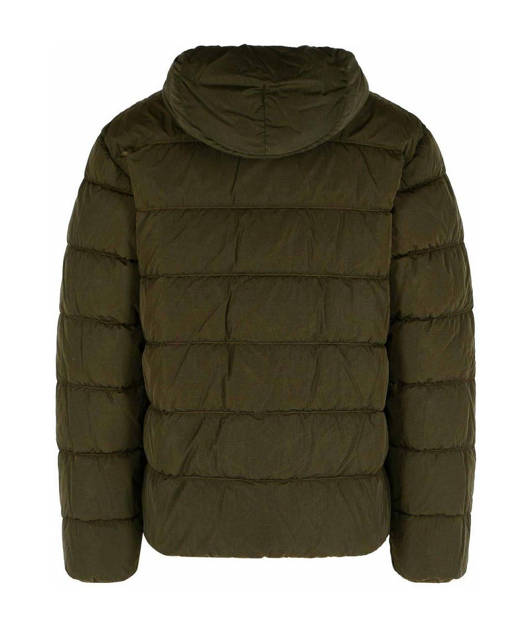 CP COMPANY Зеленый полиамидовый пуховик, фото 2
