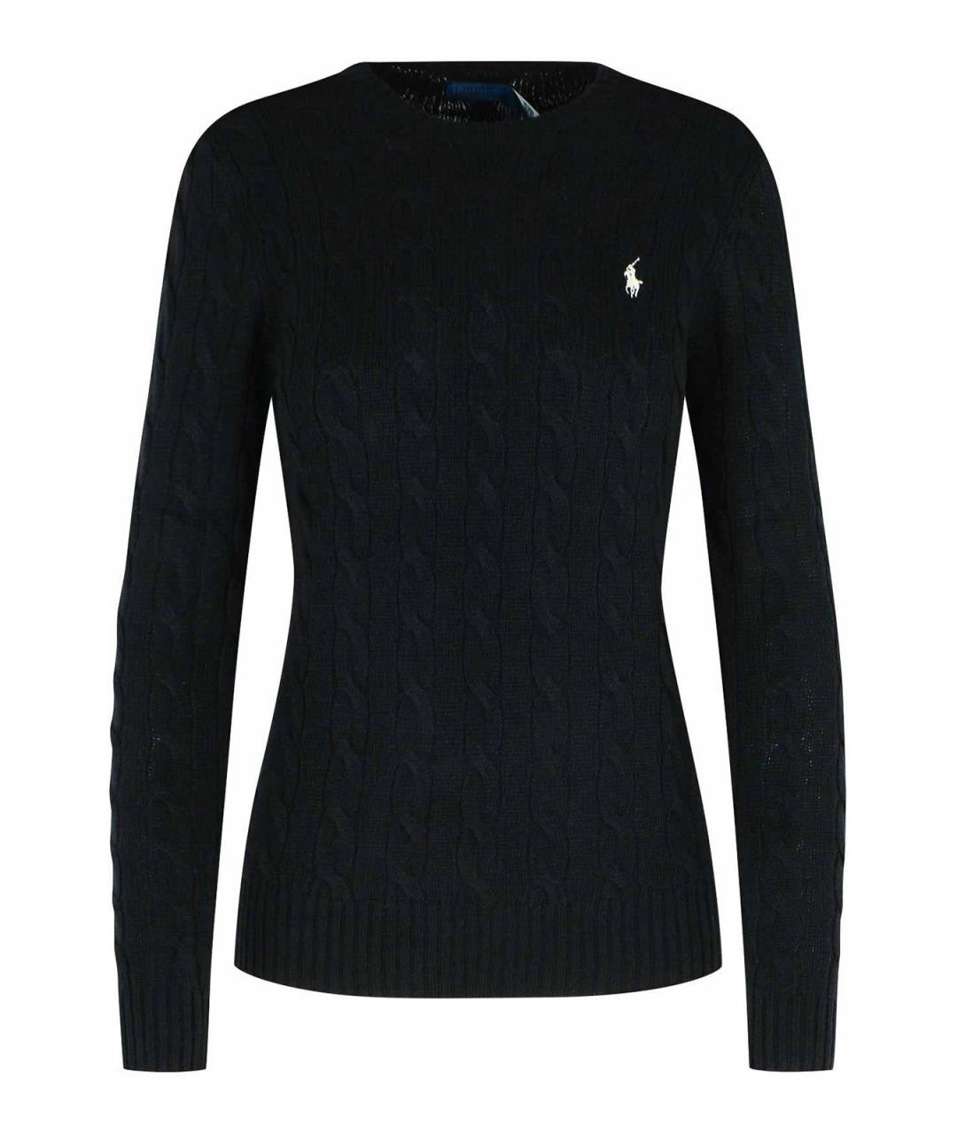 POLO RALPH LAUREN Черный кашемировый джемпер / свитер, фото 1