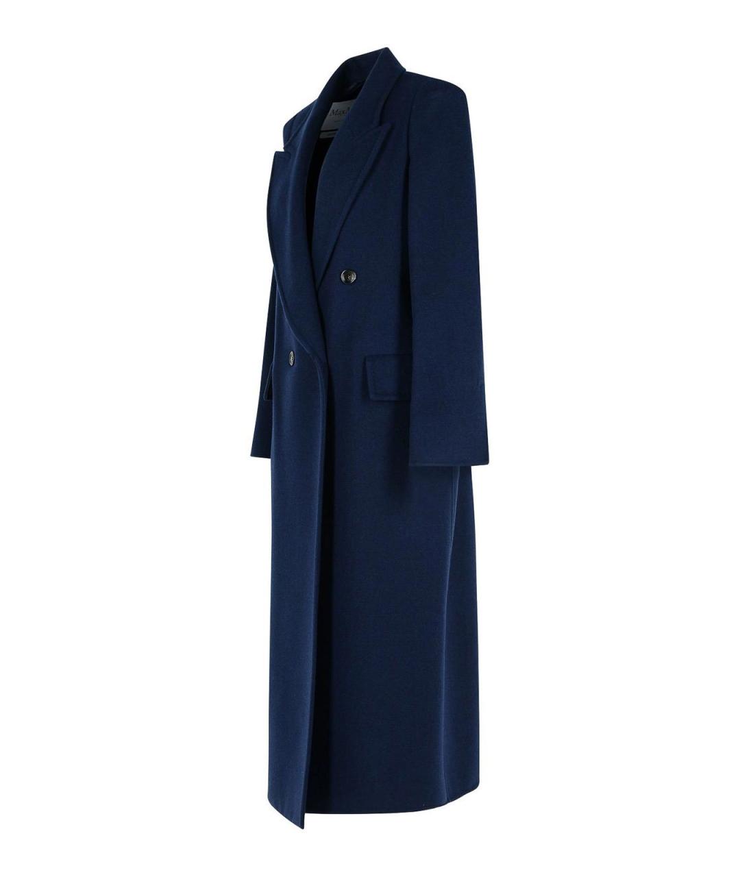 MAX MARA Синяя шерстяная куртка, фото 3