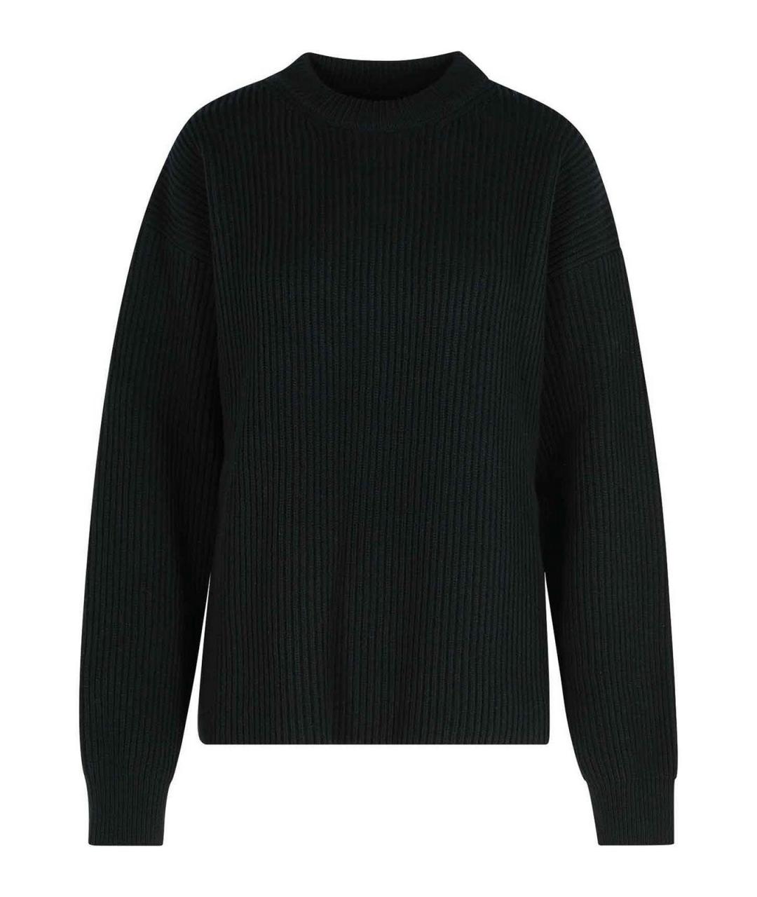 JIL SANDER Черный шерстяной джемпер / свитер, фото 1