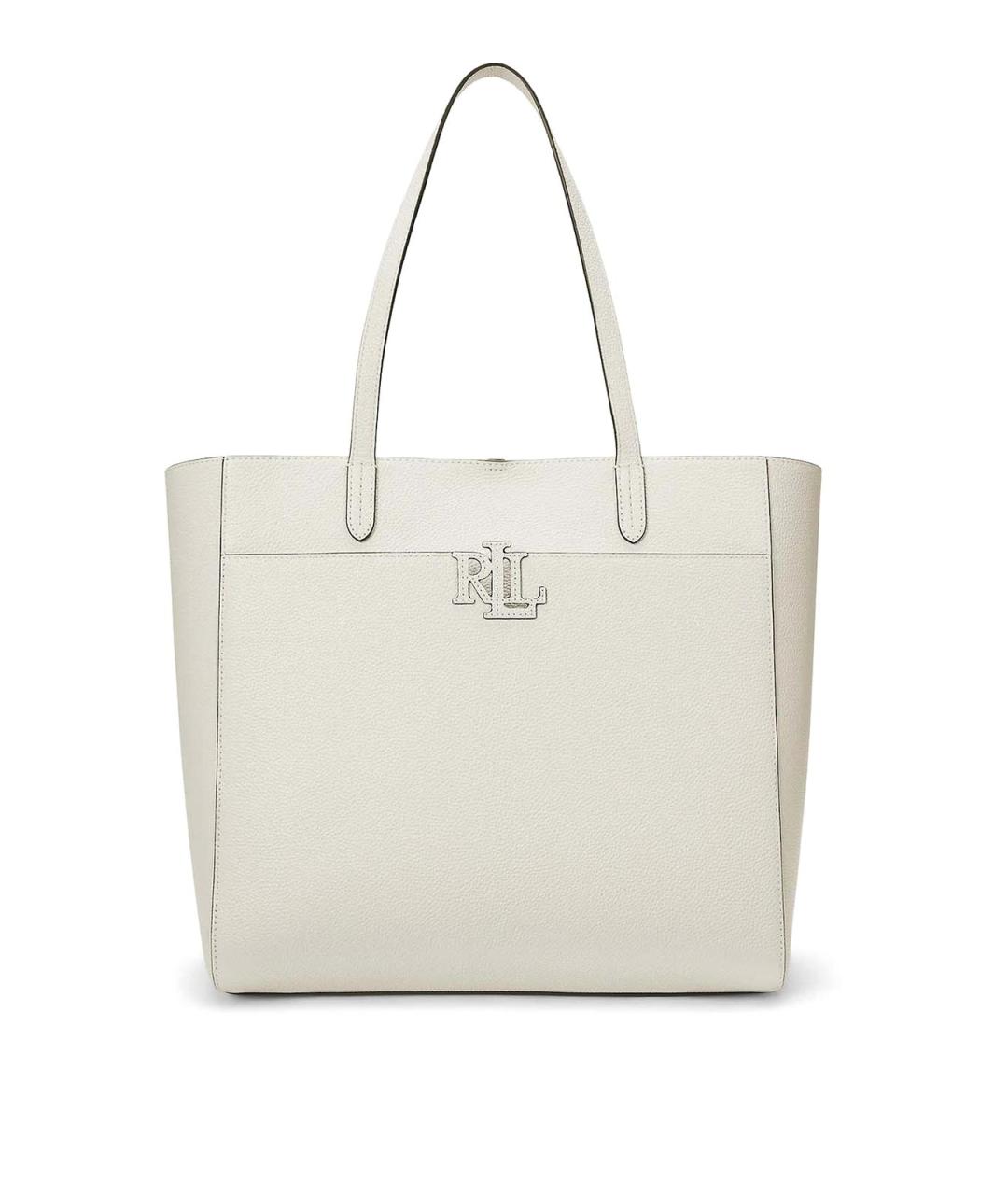 RALPH LAUREN Белая сумка тоут, фото 1