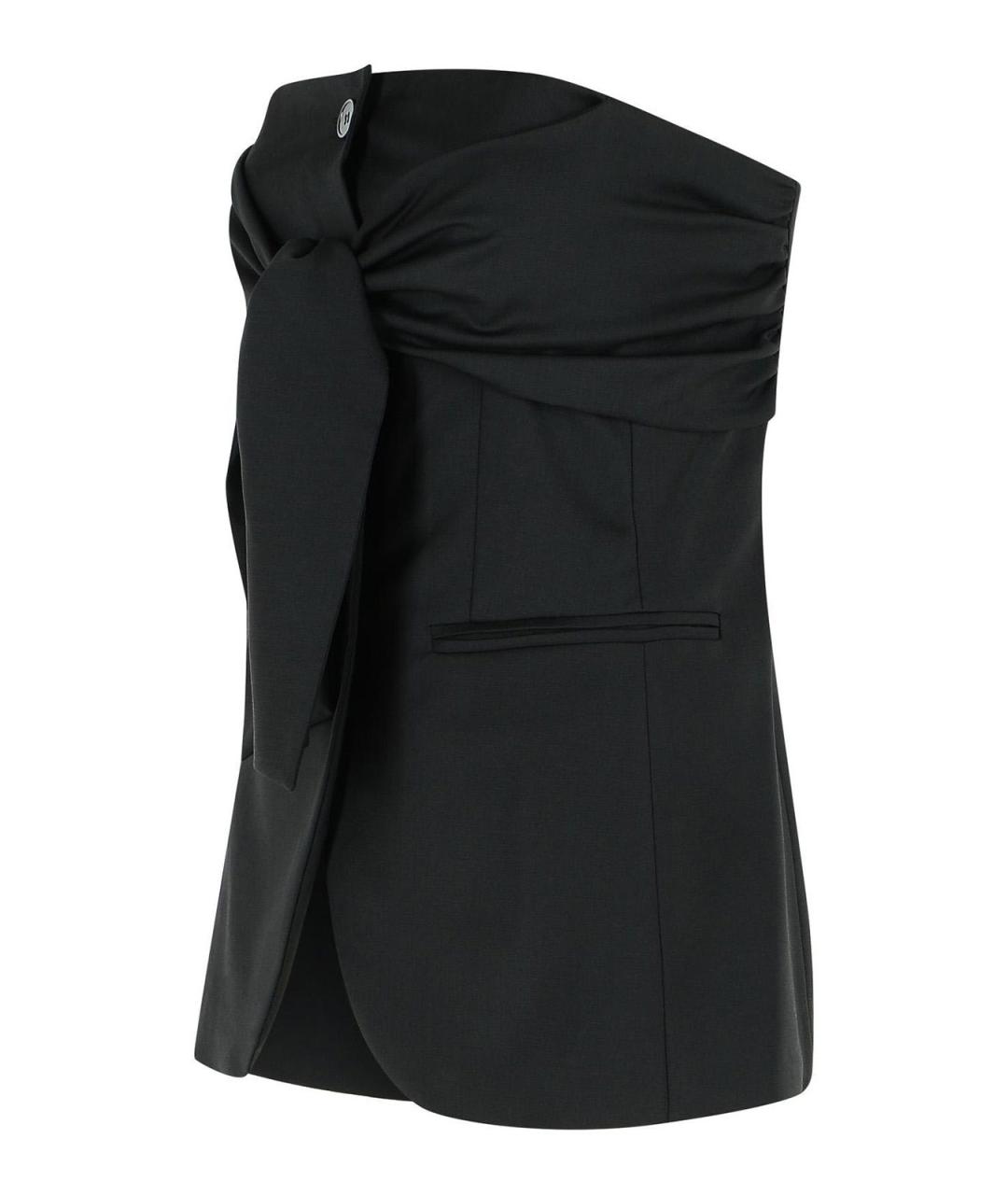 MAX MARA Черная майка, фото 3