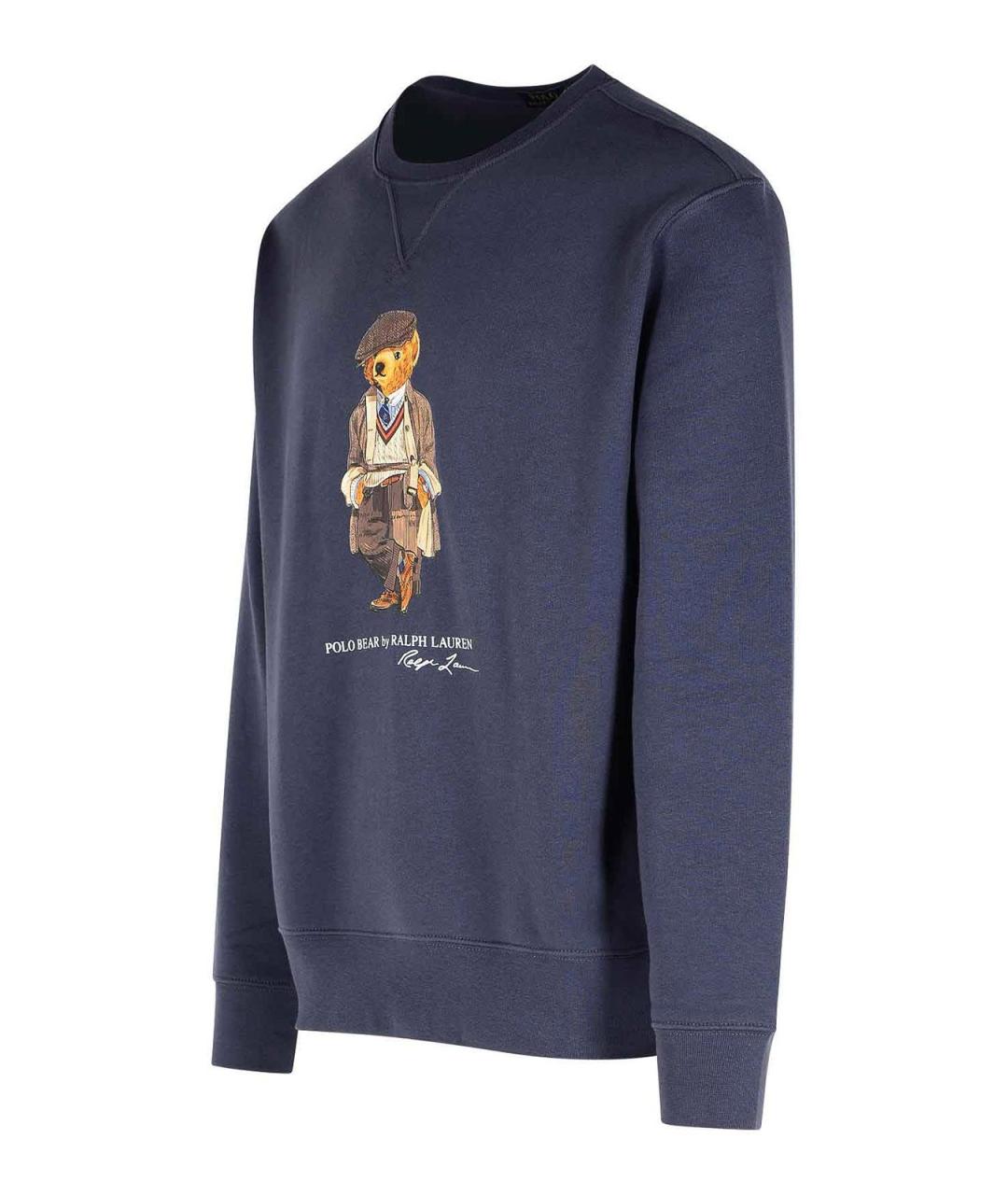 POLO RALPH LAUREN Синий полиэстеровый джемпер / свитер, фото 3