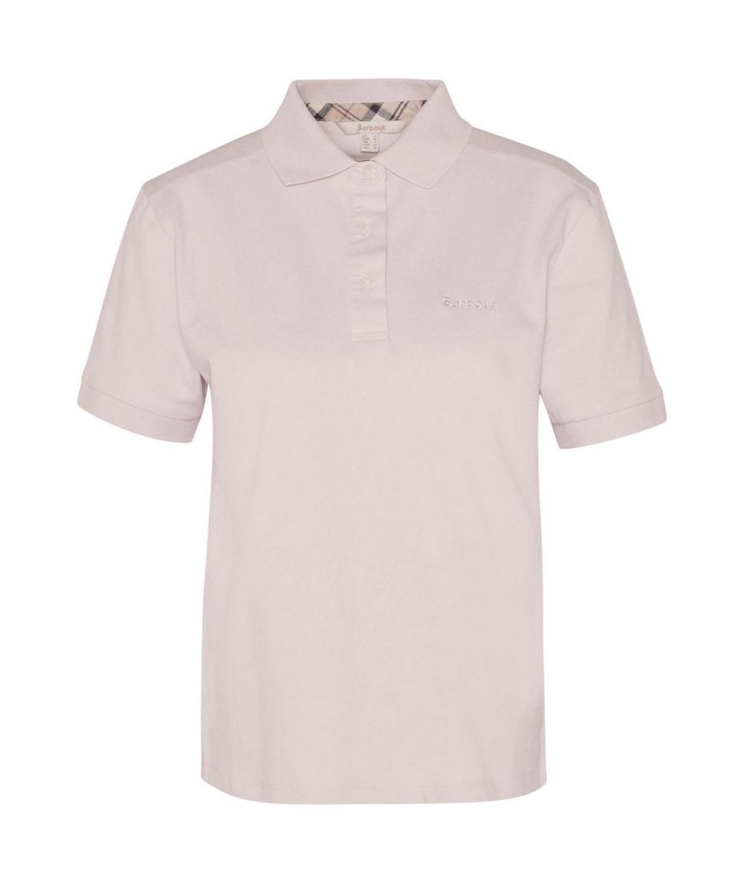 BARBOUR Розовая хлопковая футболка, фото 1