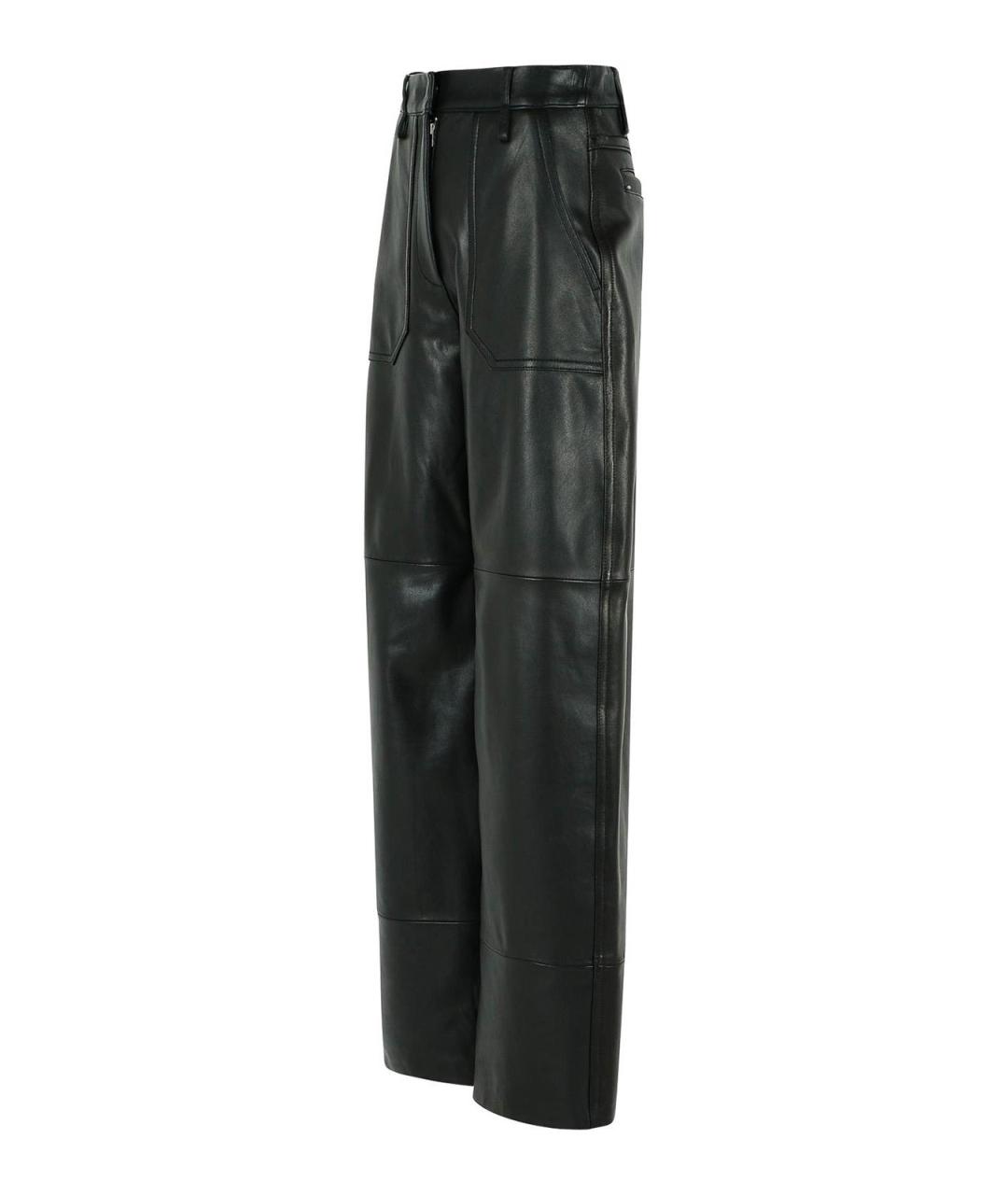 SPORTMAX Черные брюки широкие, фото 3