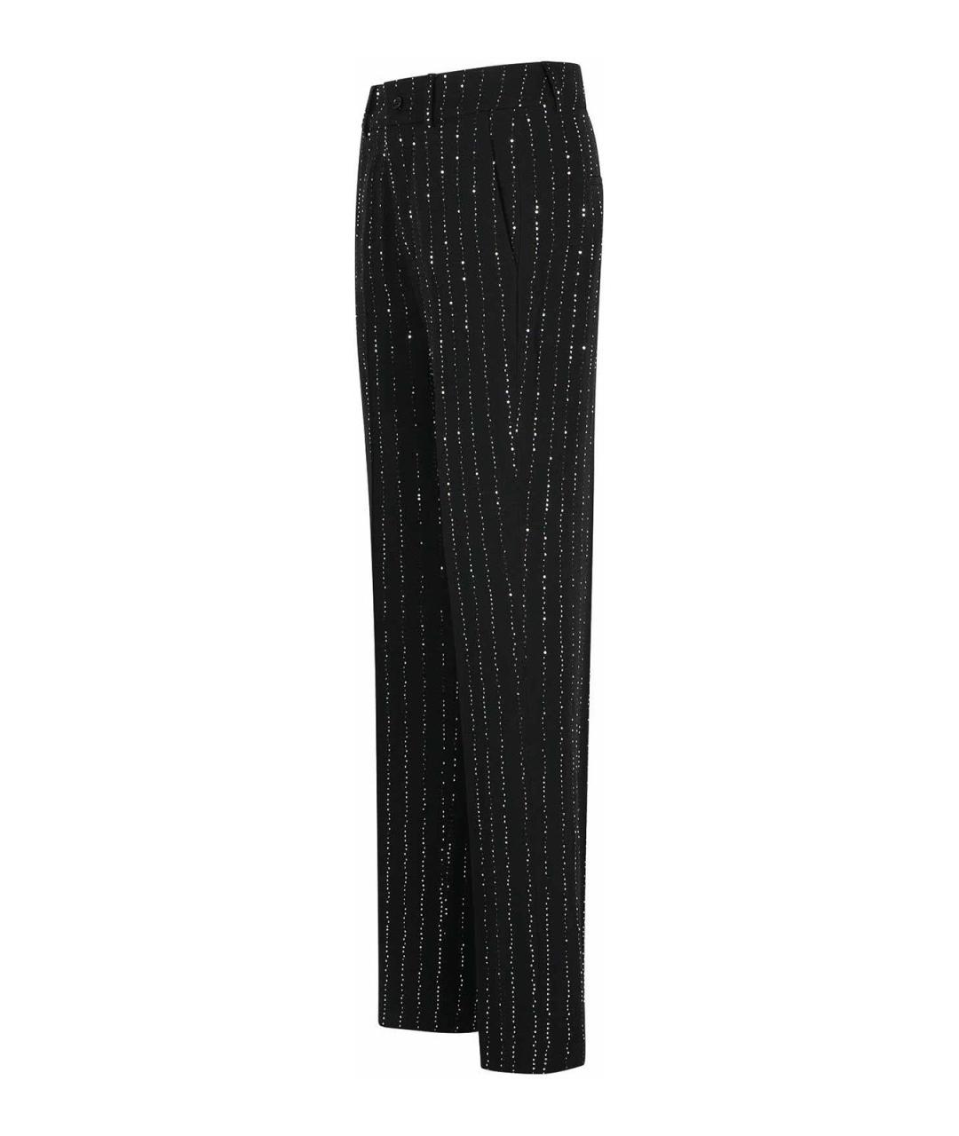 PHILIPP PLEIN Черные брюки широкие, фото 3
