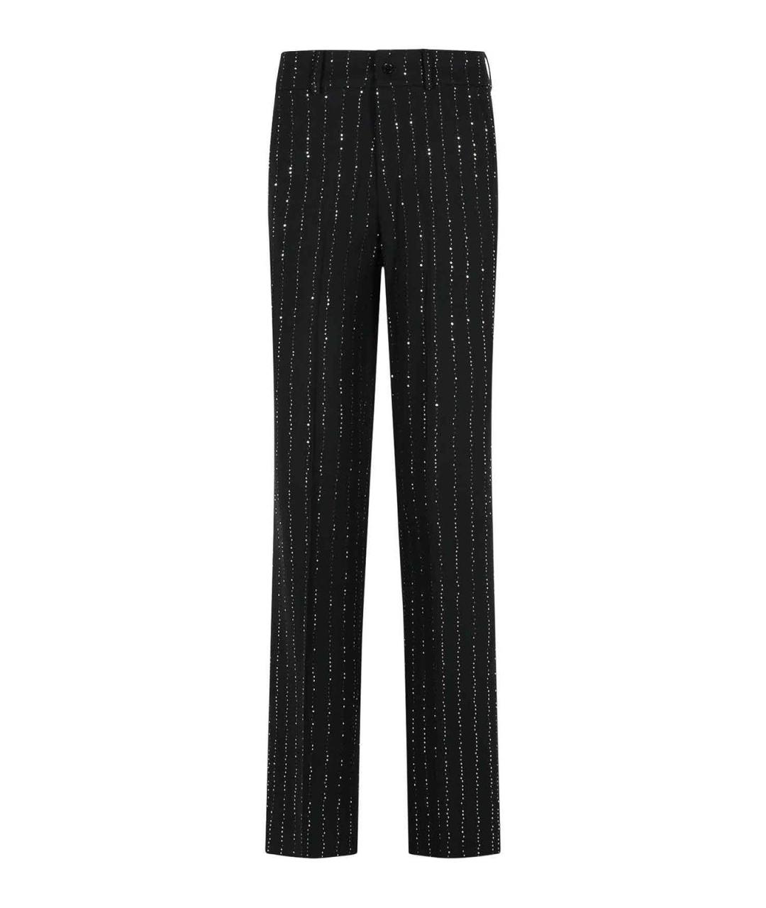 PHILIPP PLEIN Черные брюки широкие, фото 1