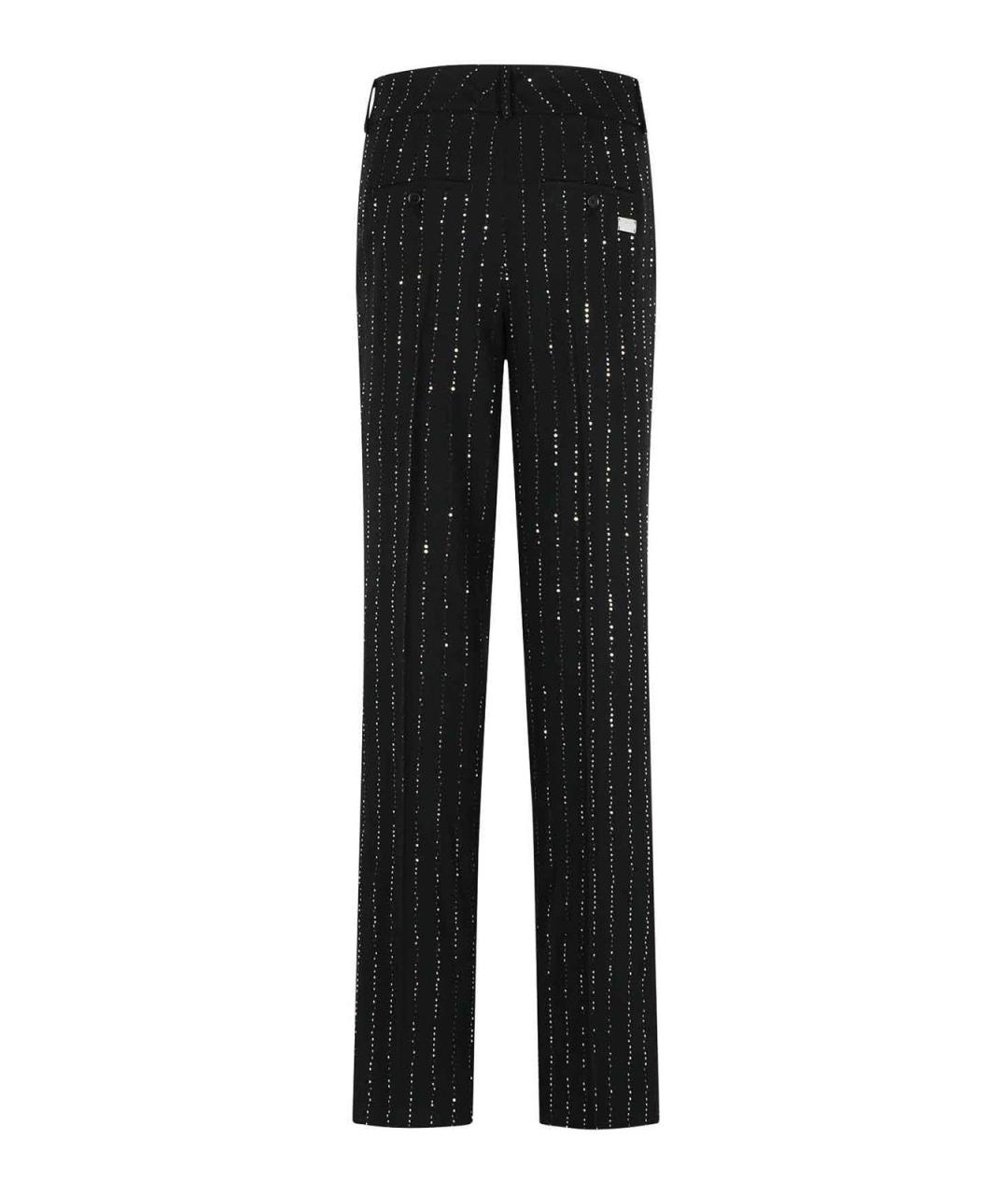 PHILIPP PLEIN Черные брюки широкие, фото 2