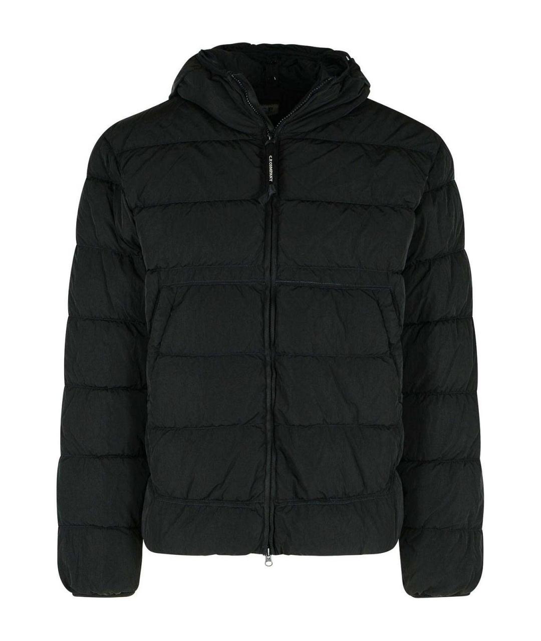 CP COMPANY Черный полиамидовый пуховик, фото 1