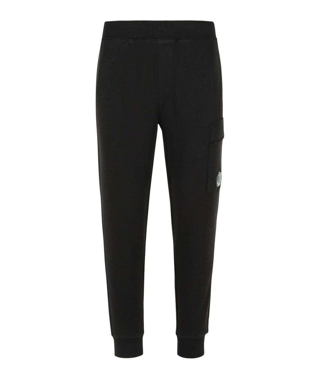 CP COMPANY Черные хлопковые повседневные брюки, фото 1