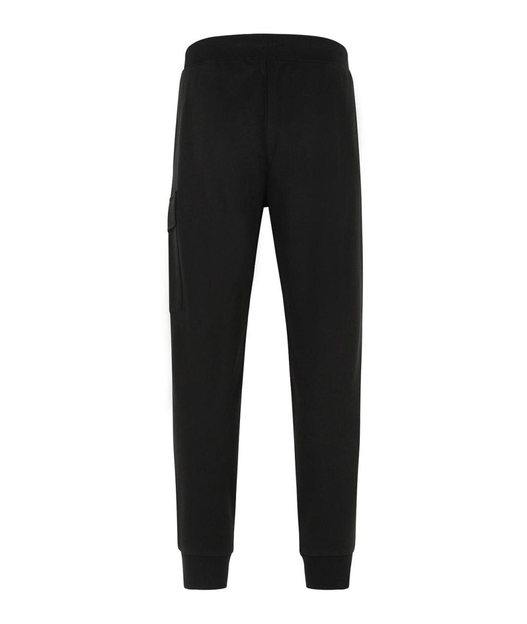 CP COMPANY Черные хлопковые повседневные брюки, фото 2