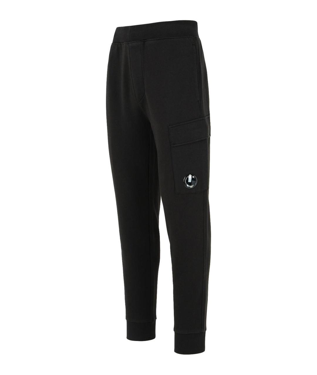 CP COMPANY Черные хлопковые повседневные брюки, фото 3