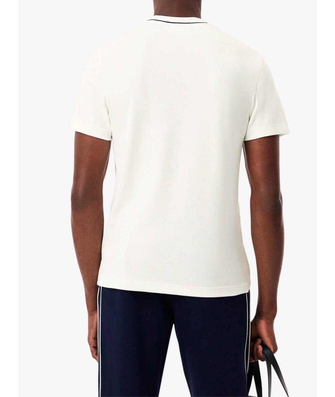 LACOSTE Белая футболка, фото 4