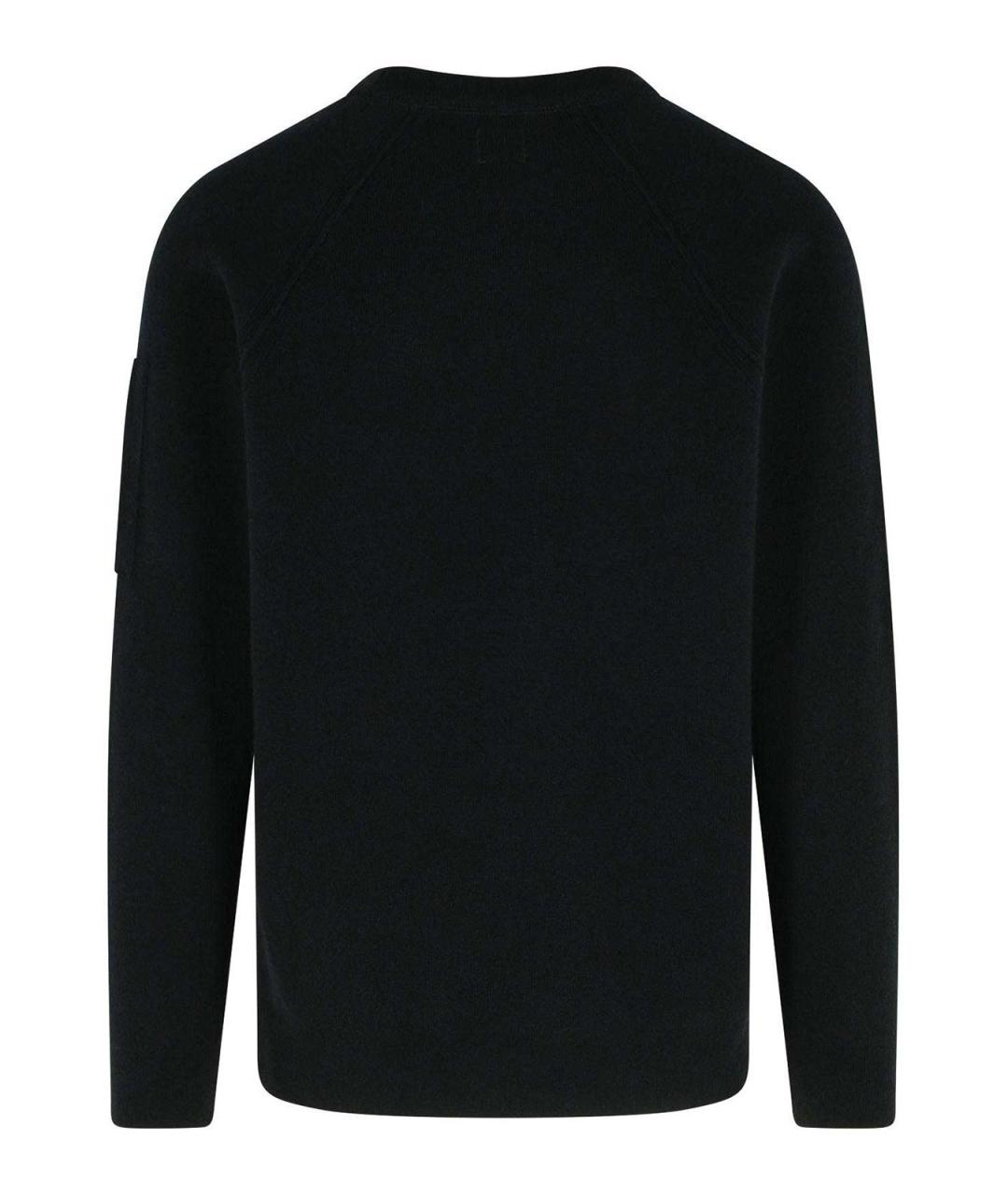 CP COMPANY Черный шерстяной джемпер / свитер, фото 2
