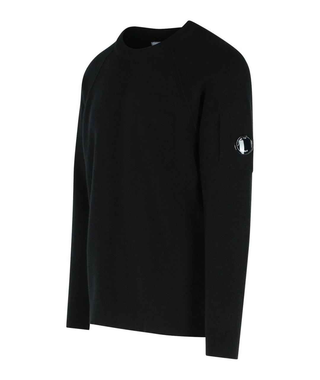 CP COMPANY Черный шерстяной джемпер / свитер, фото 3
