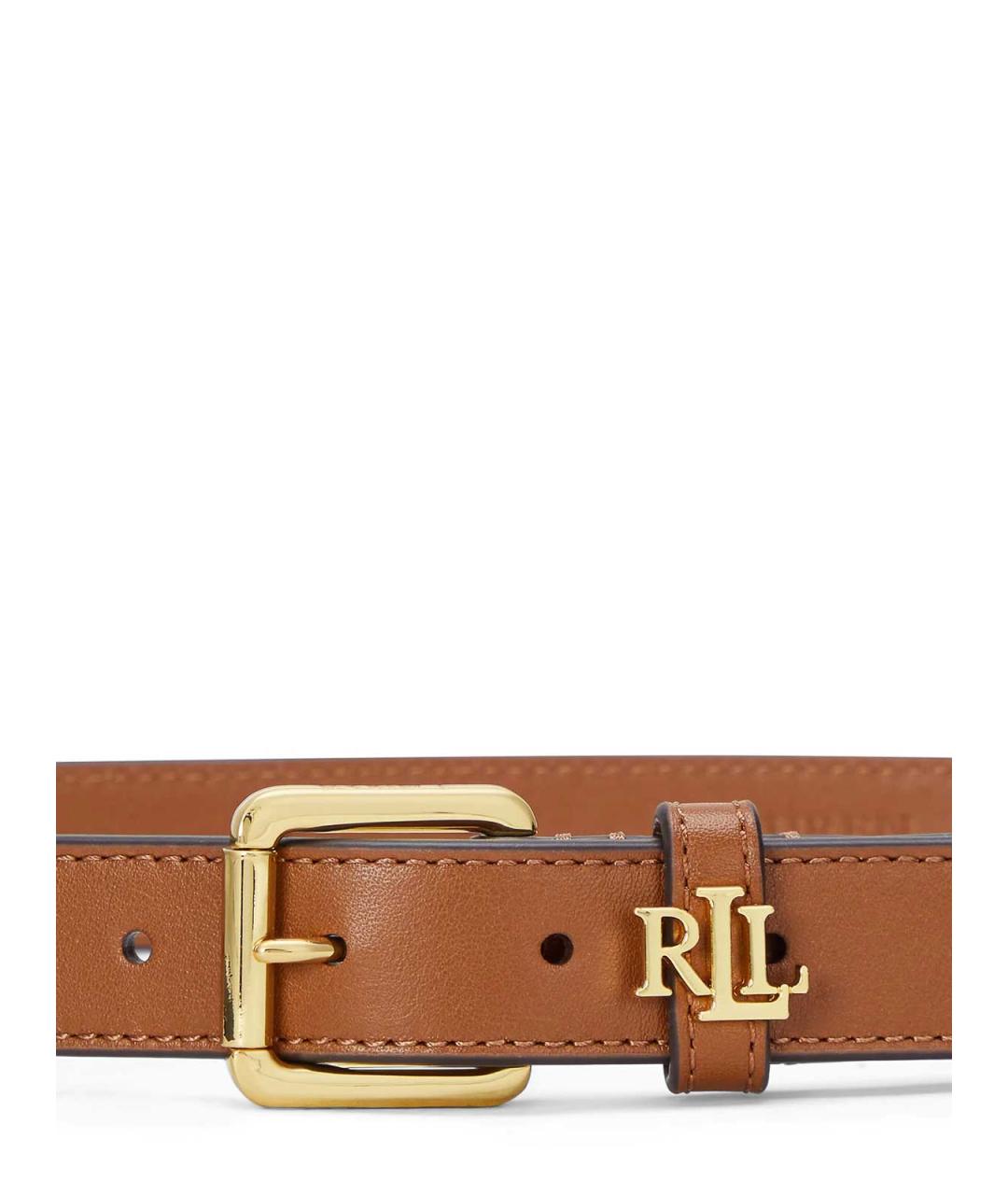 RALPH LAUREN Коричневый ремень, фото 2