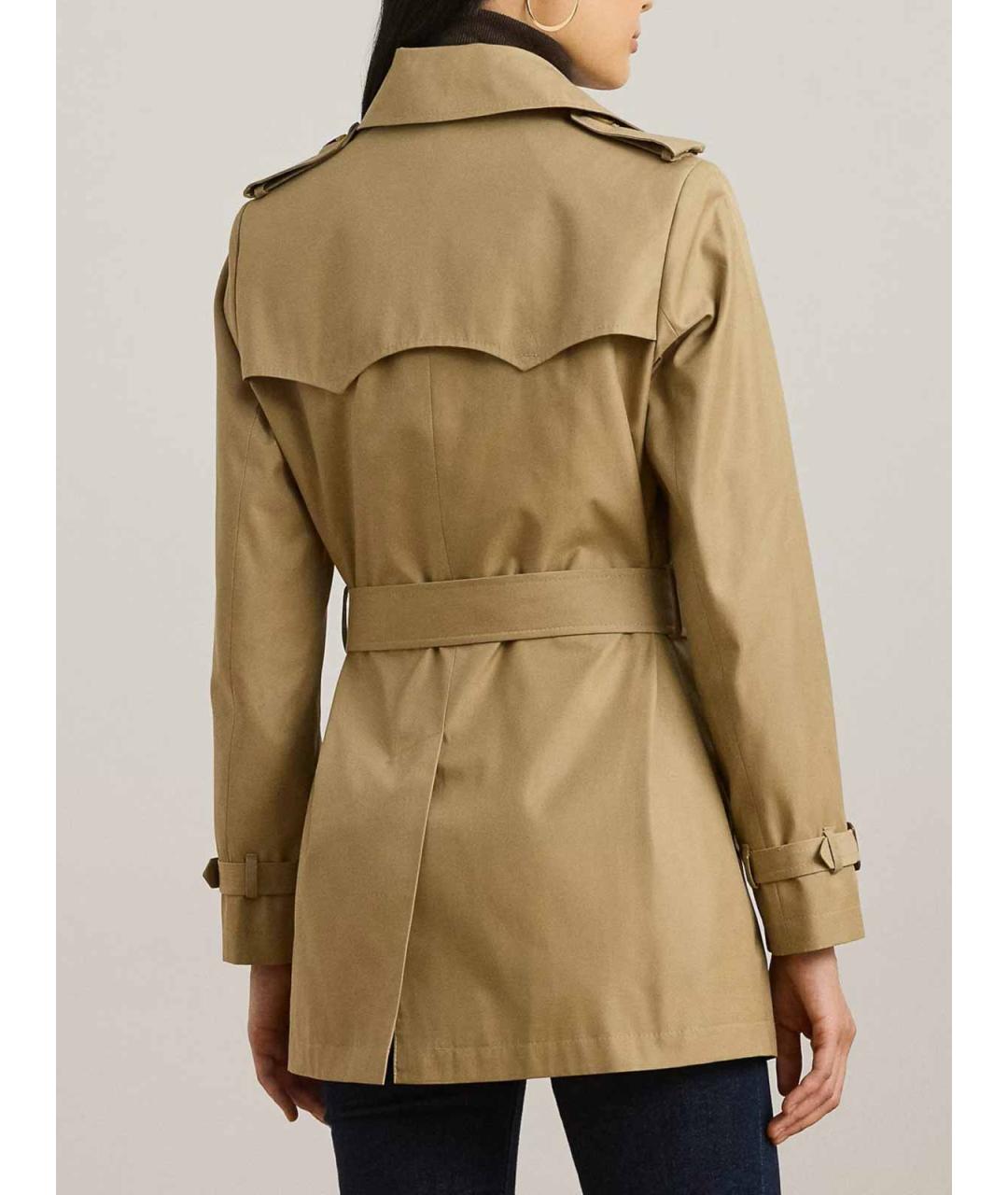RALPH LAUREN Бежевый тренч/плащ, фото 3