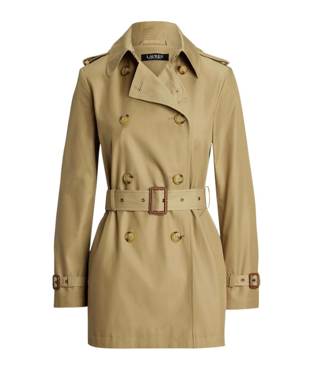 RALPH LAUREN Бежевый тренч/плащ, фото 1