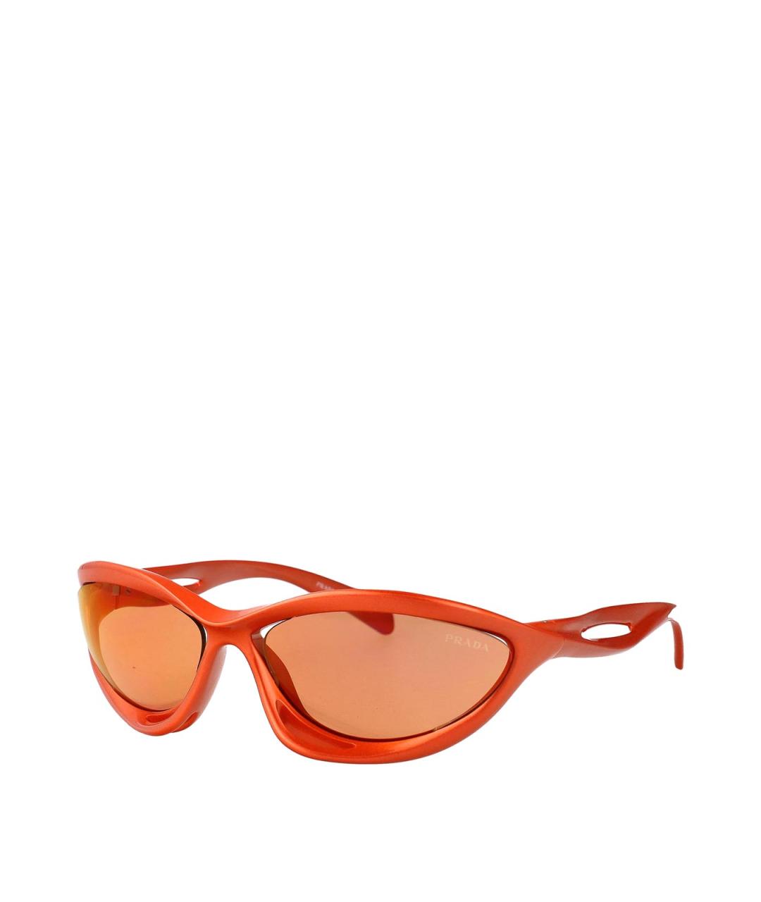 PRADA Оранжевые солнцезащитные очки, фото 2