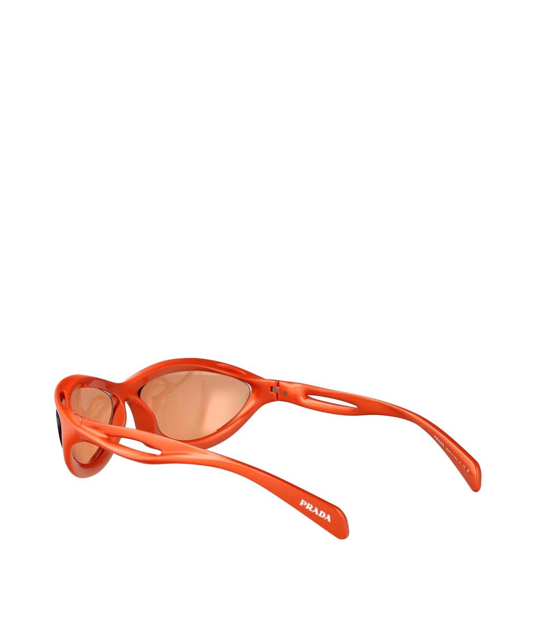PRADA Оранжевые солнцезащитные очки, фото 4