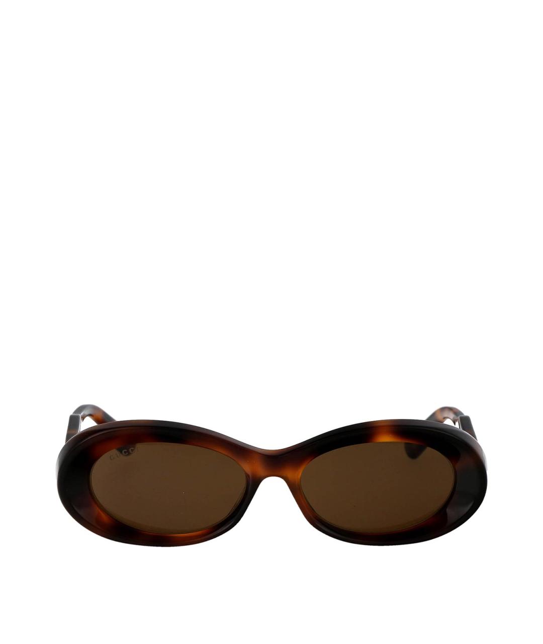 GUCCI Коричневые солнцезащитные очки, фото 1