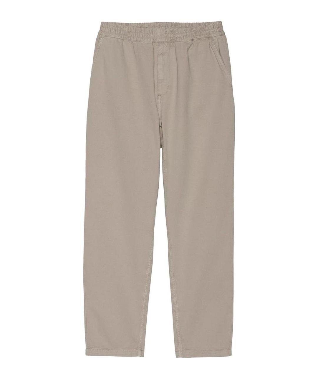 CARHARTT Бежевые хлопковые повседневные брюки, фото 1