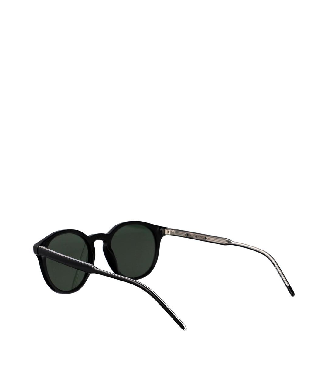 GIORGIO ARMANI Черные пластиковые солнцезащитные очки, фото 4