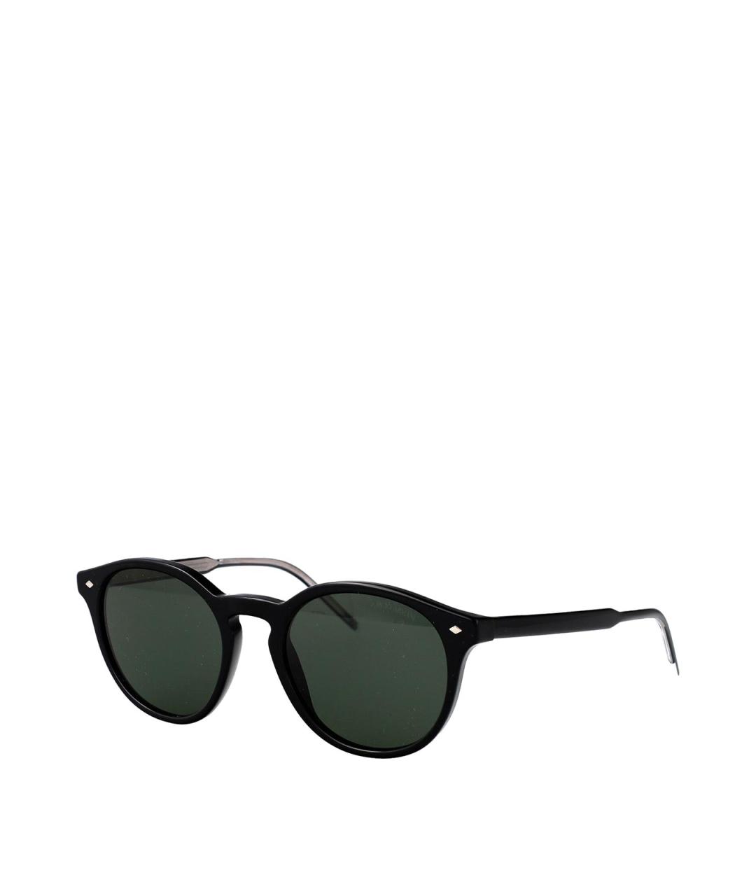 GIORGIO ARMANI Черные пластиковые солнцезащитные очки, фото 2